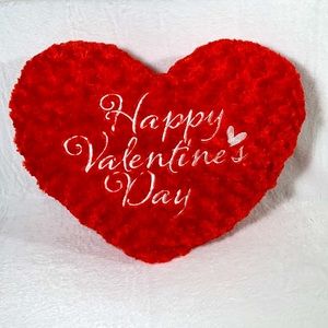 NWOT💗Happy ❤️ Valentine’s Heart Pillow